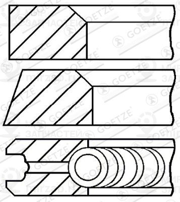 Запчасть GOETZE 0839970010