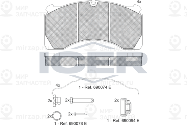 Запчасть ICER 151281066