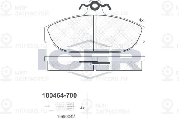 Запчасть ICER 180464700