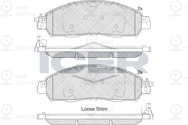 Запчасть ICER 182249203