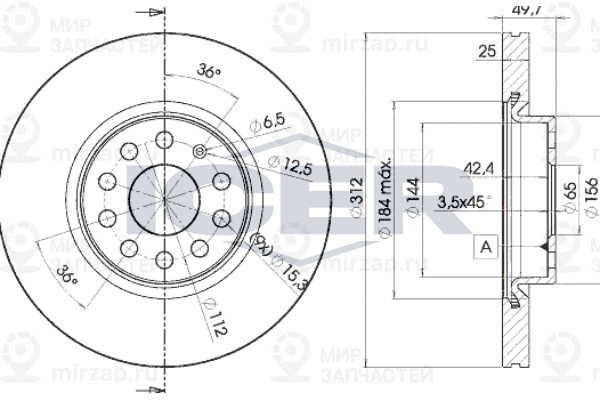 Запчасть ICER 78BD56182