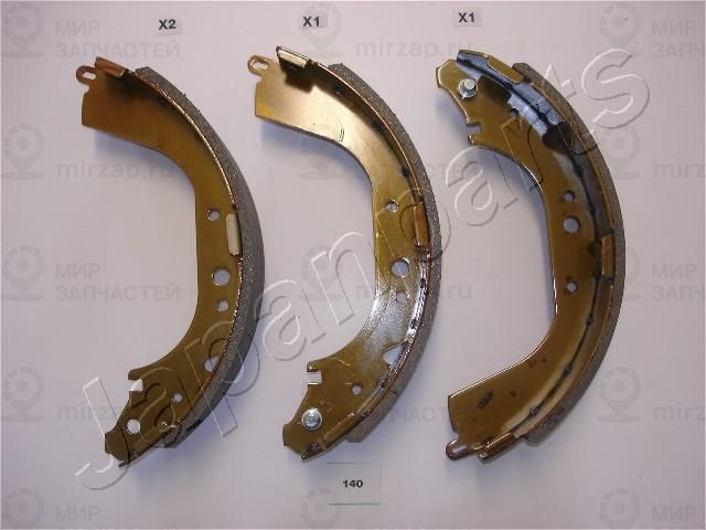 Комплект тормозных колодок JAPANPARTS GF140AF