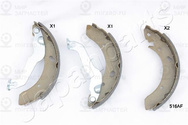 Комплект тормозных колодок JAPANPARTS GF516AF