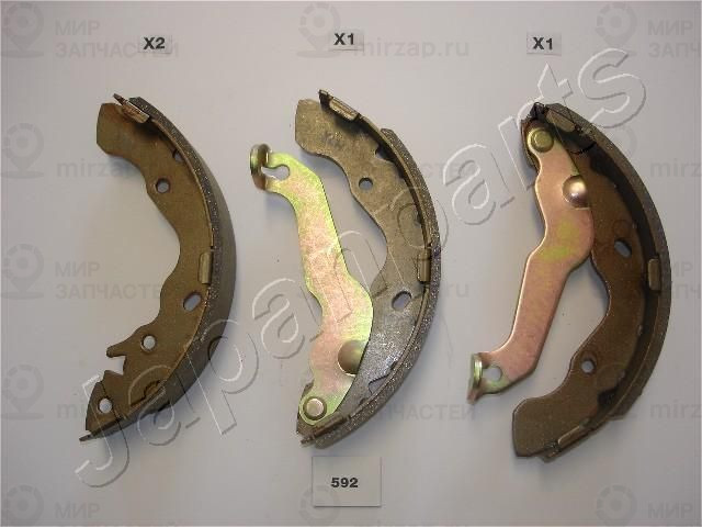 Комплект тормозных колодок JAPANPARTS GF592AF