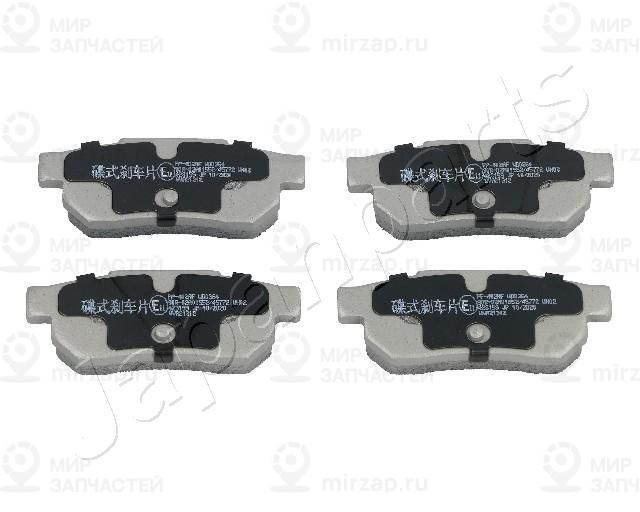 Комплект тормозных колодок, дисковый тормоз JAPANPARTS PP402AF