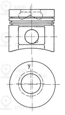 Запчасть KOLBENSCHMIDT 40073620