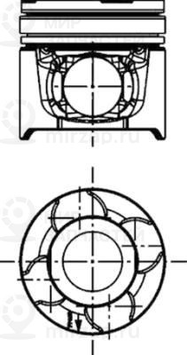 Поршень KOLBENSCHMIDT 40217600