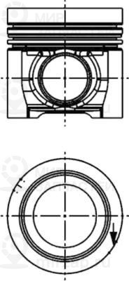 Запчасть KOLBENSCHMIDT 40709600