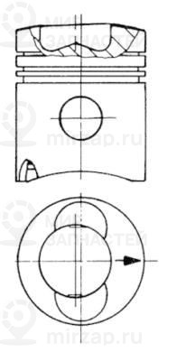 Запчасть KOLBENSCHMIDT 93741600