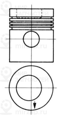 Запчасть KOLBENSCHMIDT 93882600