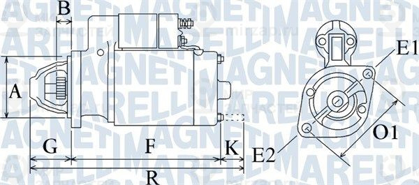 Стартер MAGNETI MARELLI 063720349010