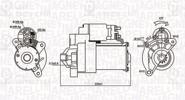 Стартер MAGNETI MARELLI 063720594010