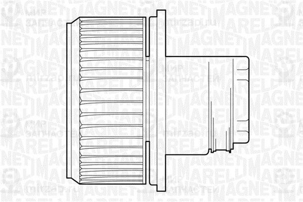 Вентилятор салона MAGNETI MARELLI 069412523010