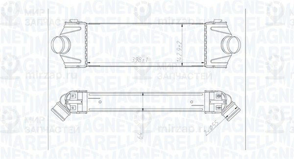 Интеркулер MAGNETI MARELLI 351319204320