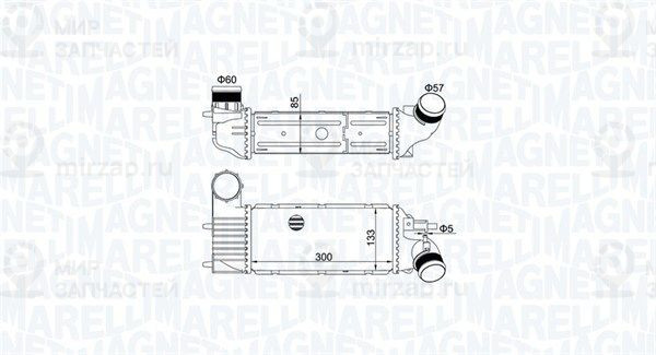 Интеркулер MAGNETI MARELLI 351319205250
