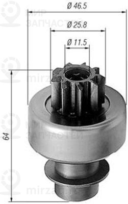 Ведущая шестерня, стартер MAGNETI MARELLI 940113020242