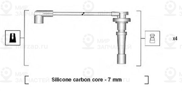 Комплект проводов зажигания MAGNETI MARELLI 941315070894