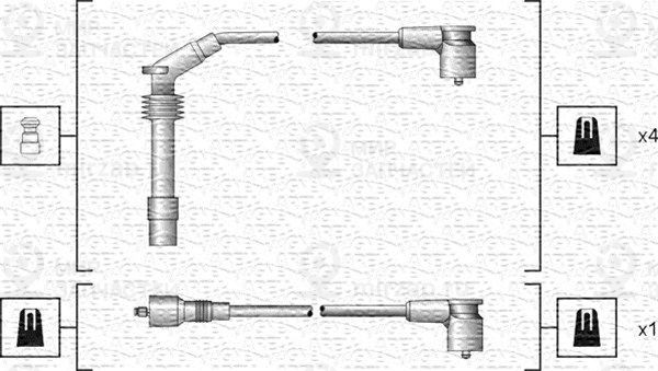 Комплект проводов зажигания MAGNETI MARELLI 941318111140