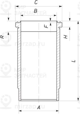 Запчасть MAHLE 037WN2801