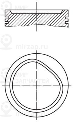 Поршень MAHLE 0827200