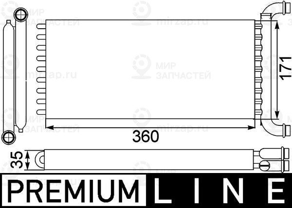 Запчасть MAHLE AH166000P