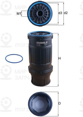 Запчасть MAHLE KC652D