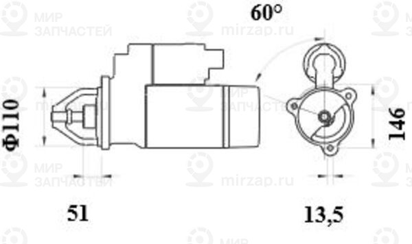 Запчасть MAHLE MS104