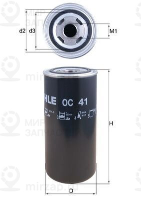 Запчасть MAHLE OC41