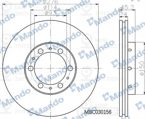 Запчасть MANDO MBC030156