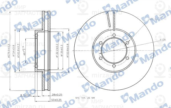Запчасть MANDO MBC030227