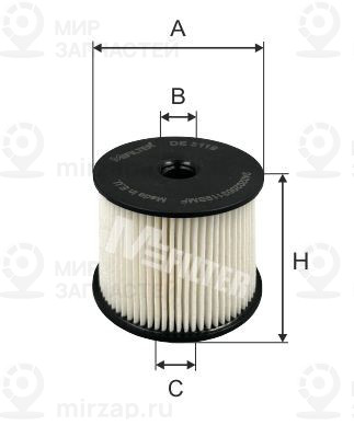 Запчасть MFILTER DE3119