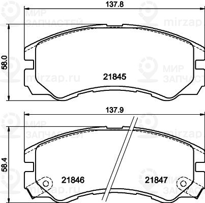 Запчасть MINTEX MDB1685