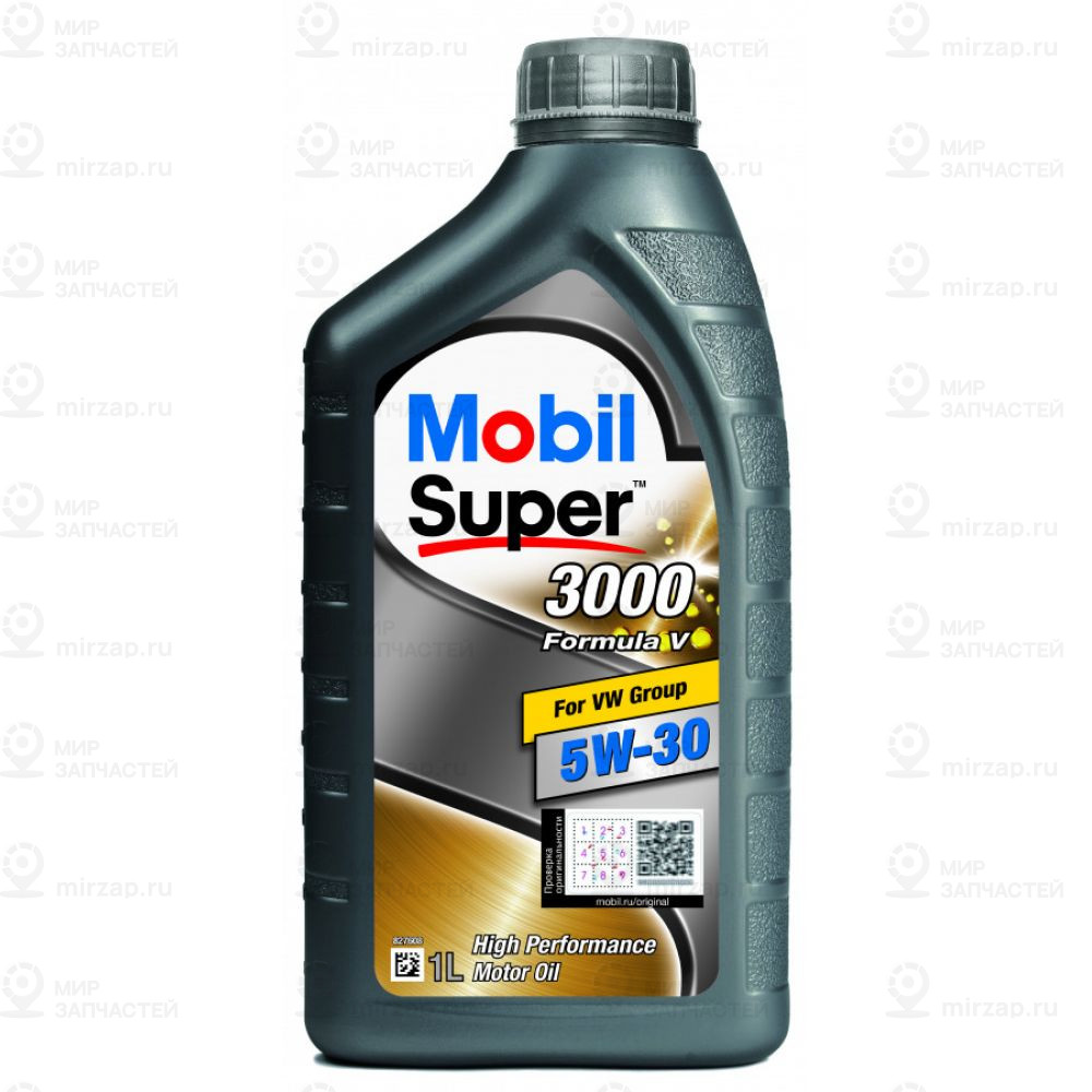 Масло Моторное Mobil Super 3000 Formula V 5W30 Синтетическое (1Л) Mobil 153454 MOBIL 153454