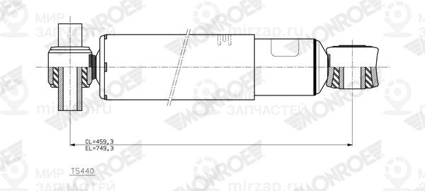 Запчасть MONROE T5440