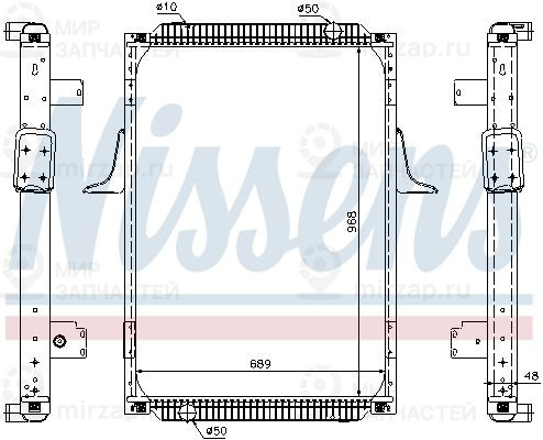 Запчасть NISSENS 67244A