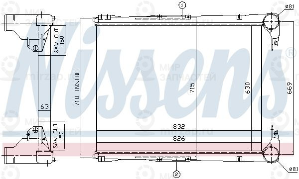 Интеркулер NISSENS 96967
