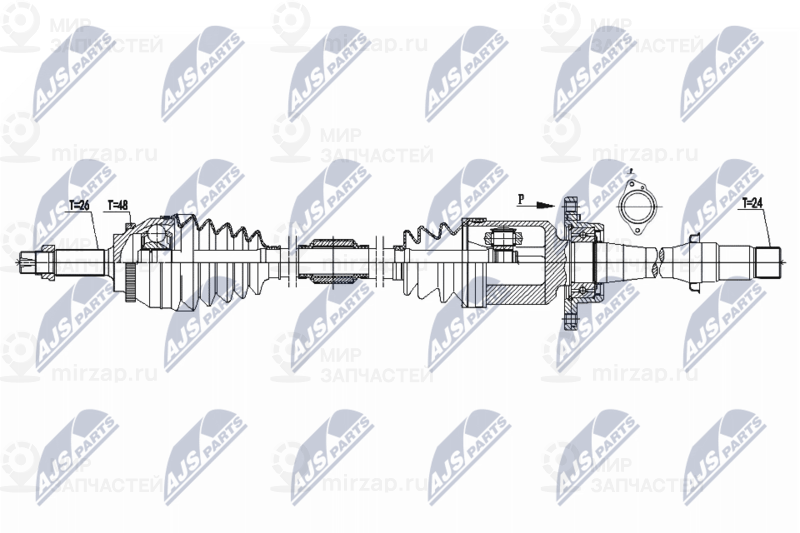 Запчасть NTY NPWTY075