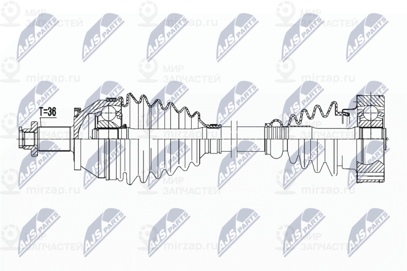 Запчасть NTY NPWVW123