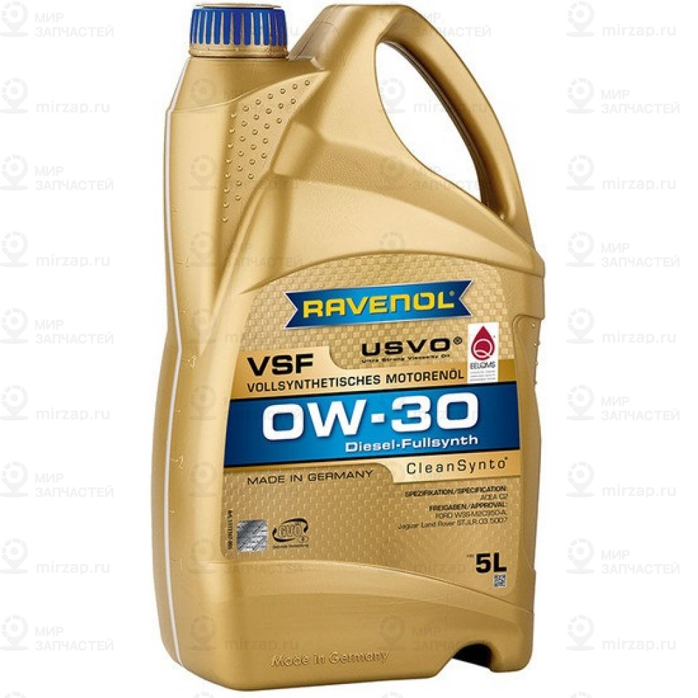 Моторное Масло Ravenol Vsf Sae 0W-30 (5Л) RAVENOL 4014835853973