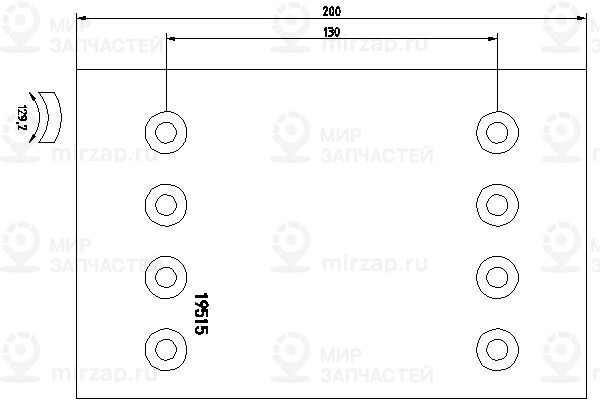 Запчасть TEXTAR 1951512