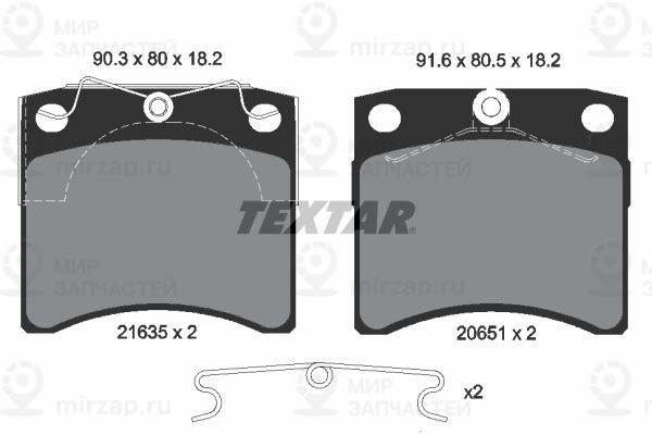 Запчасть TEXTAR 2163501
