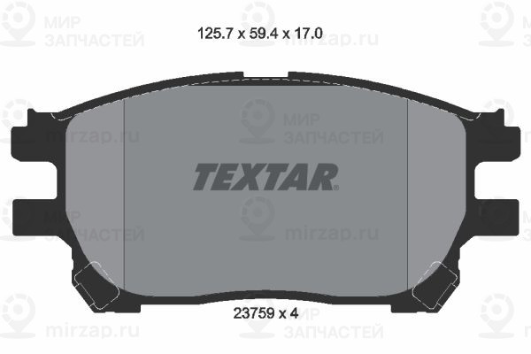 Запчасть TEXTAR 2375901