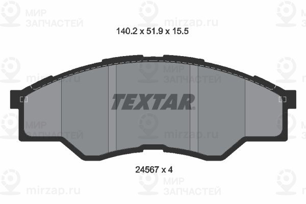 Запчасть TEXTAR 2456701