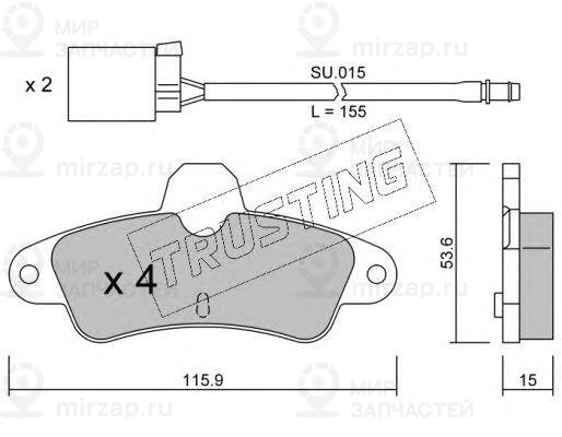 Запчасть TRUSTING 1450W