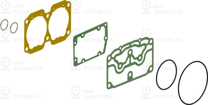 Ремкомплект, пневмокомпрессор WABCO 9115050012