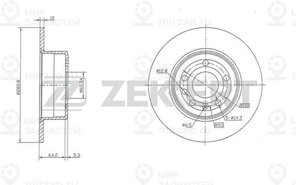 Запчасть ZEkkert BS5163