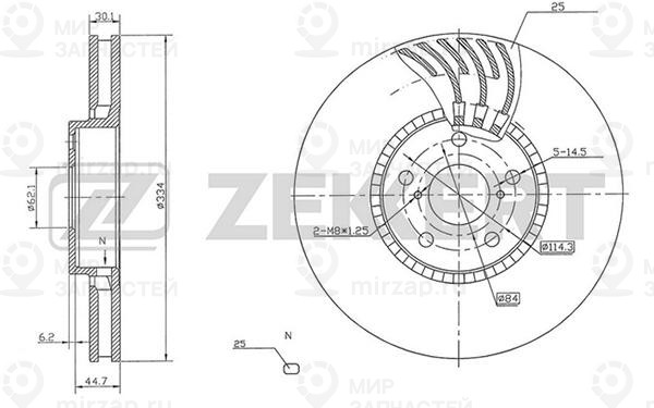 Запчасть ZEkkert BS5782