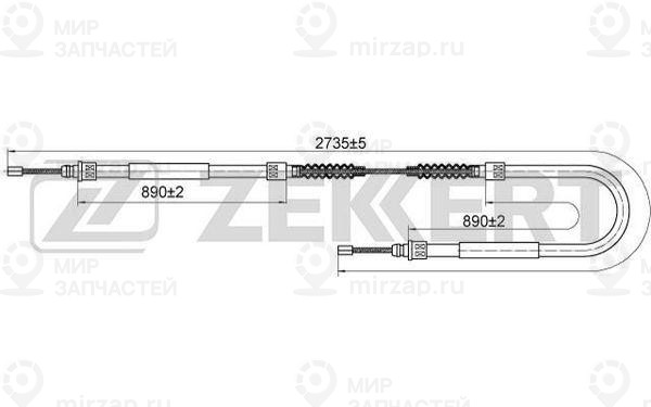 Запчасть ZEkkert BZ1123