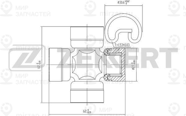 Запчасть ZEkkert KG1066