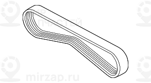 Клиновой рифленый ремень
 BMW 11281437450